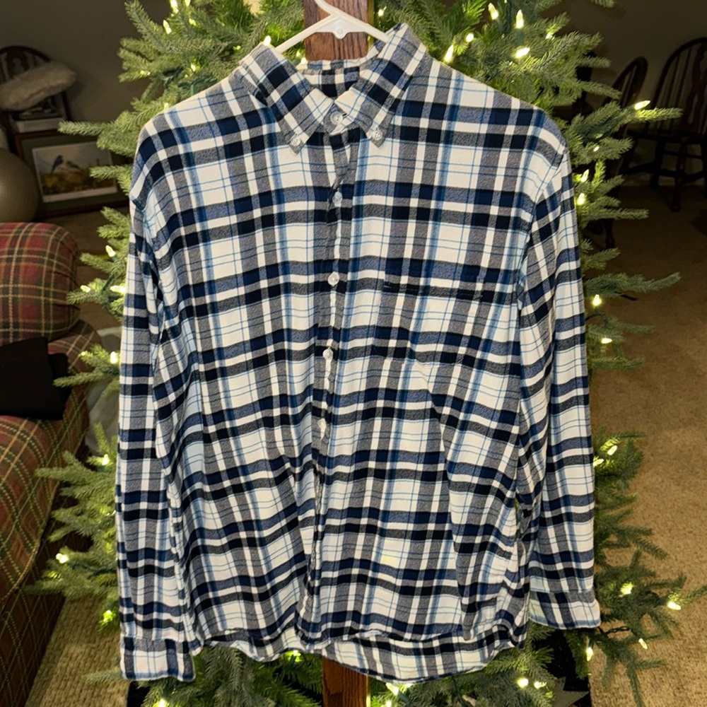 Lands End Flannel Shirt